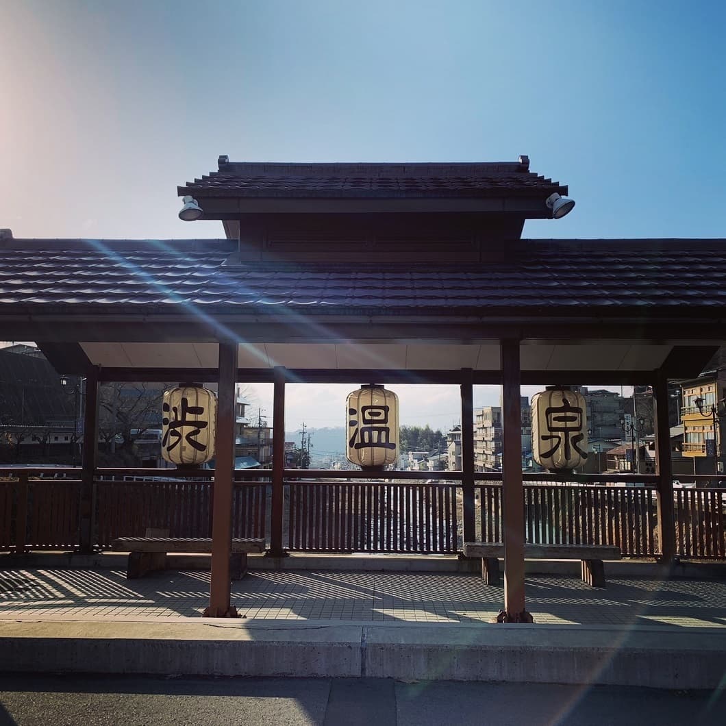 長野県渋温泉風景